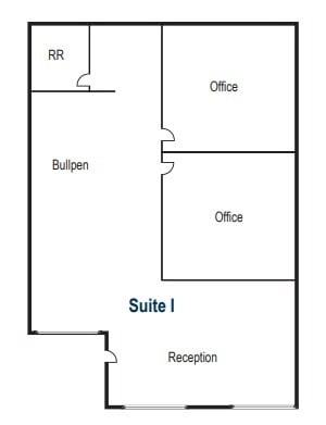 4883 Ronson Ct, San Diego, CA à louer Plan d’étage– Image 1 sur 2