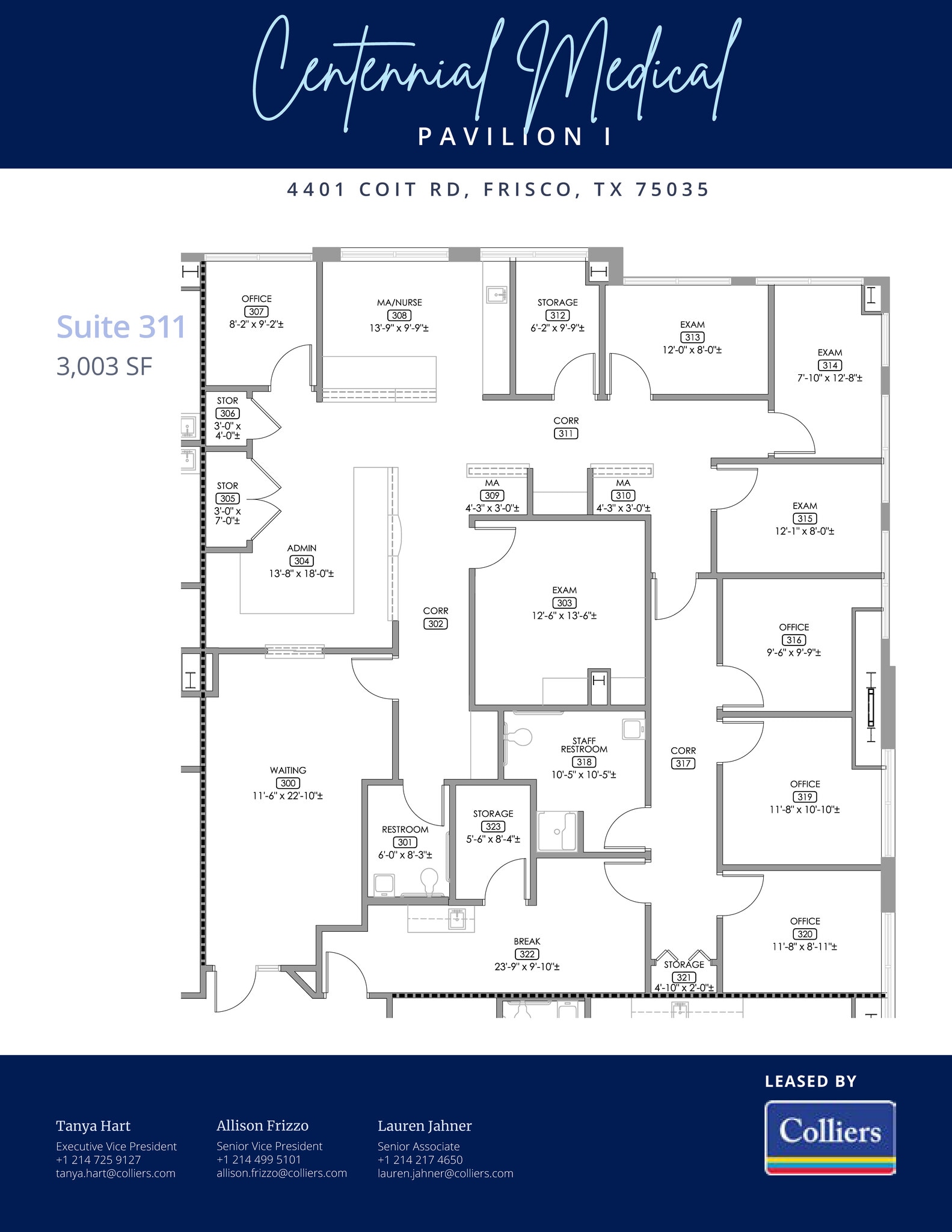 4401 Coit Rd, Frisco, TX à louer Plan d’étage– Image 1 sur 1
