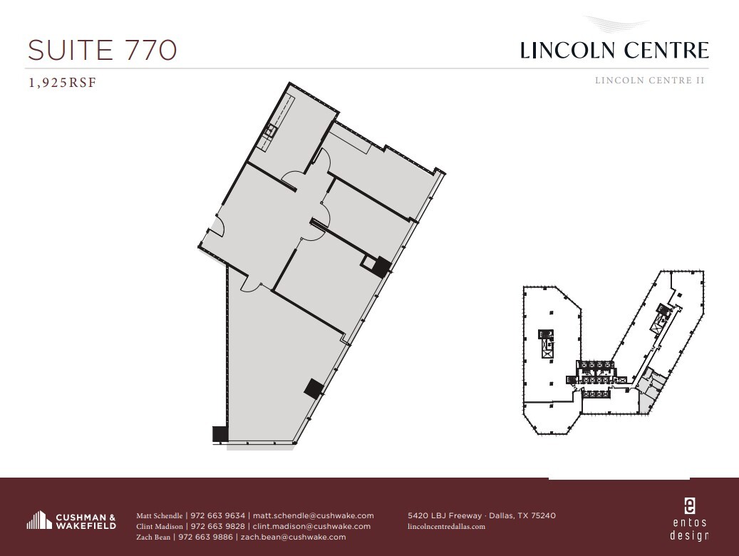 5400 Lyndon B Johnson Fwy, Dallas, TX à louer Plan d’étage– Image 1 sur 1