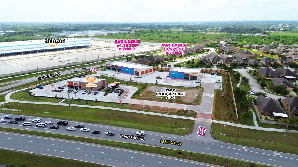 League City Pkwy & Tuscan Lakes blvd, League City, TX à vendre - Photo principale – Image 1 sur 7
