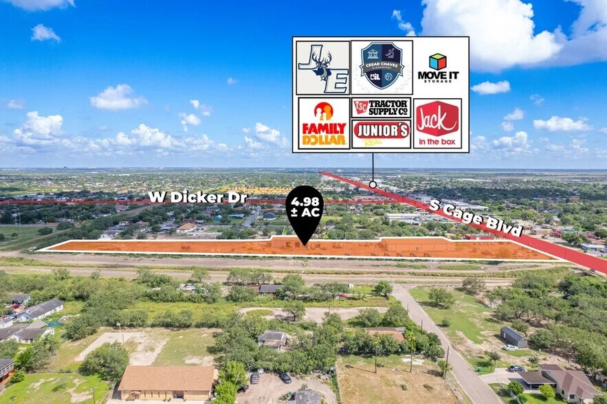 7724 S Cage Blvd, Pharr, TX à vendre - Aérien – Image 3 sur 14