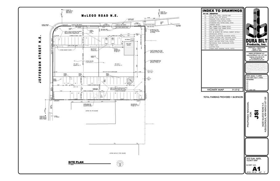 4600 Mcleod Rd NE, Albuquerque, NM à vendre - Plan de site – Image 3 sur 22