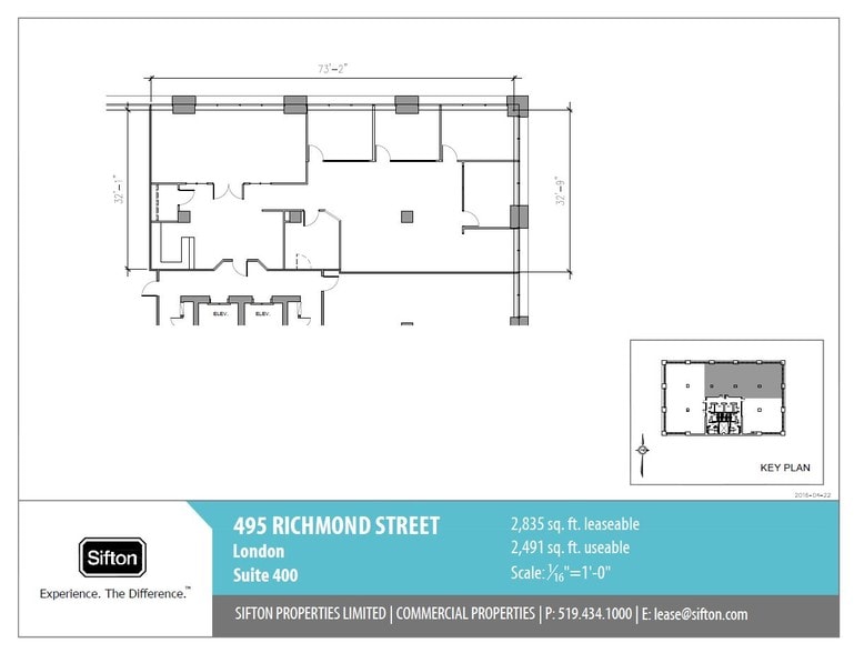 495 Richmond St, London, ON à louer - Plan d’étage – Image 3 sur 3