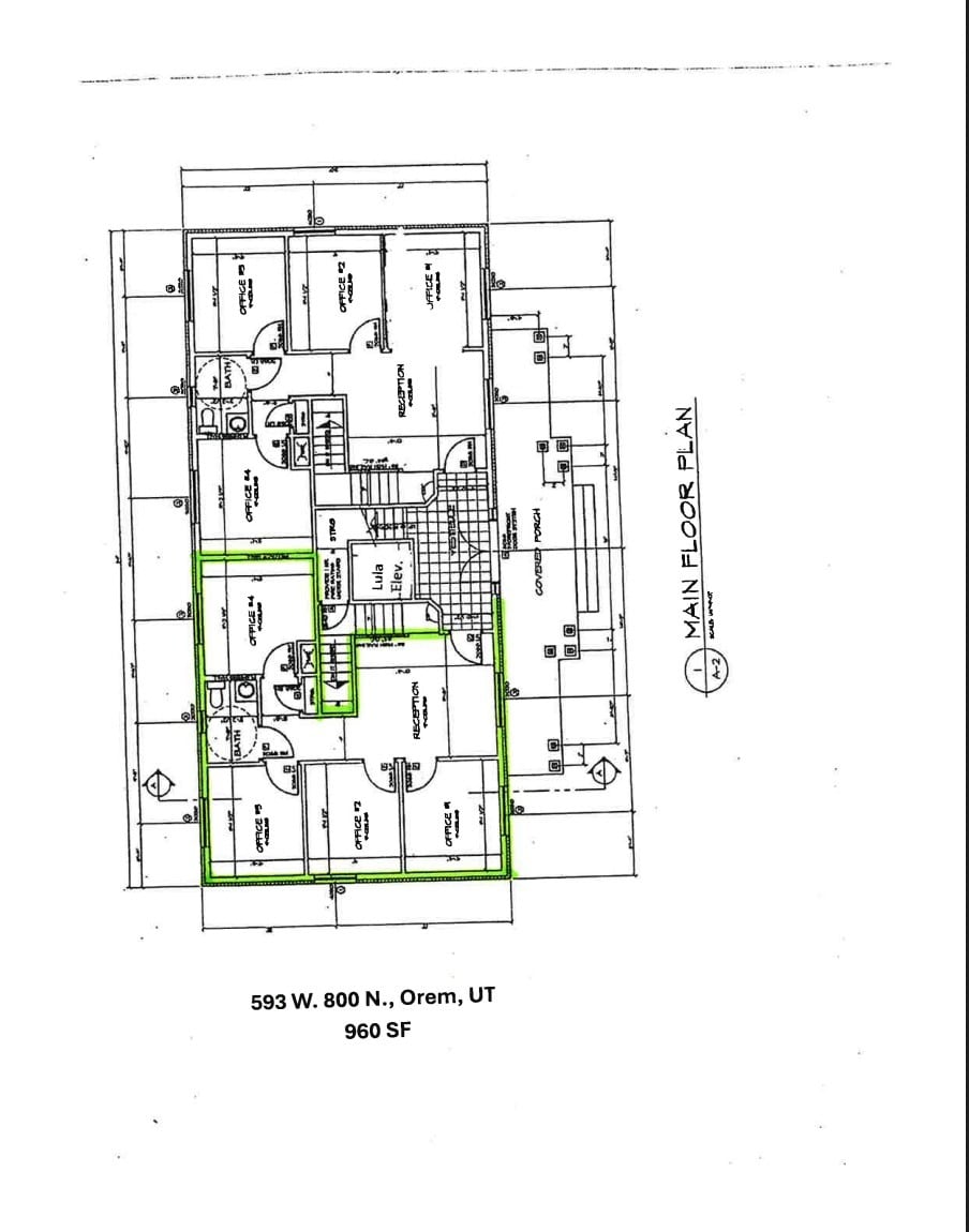589-597 W 800 N, Orem, UT à louer Plan d’étage– Image 1 sur 1