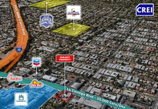 2000 S La Cienega Blvd, Los Angeles, CA - Vue aérienne  vue de carte