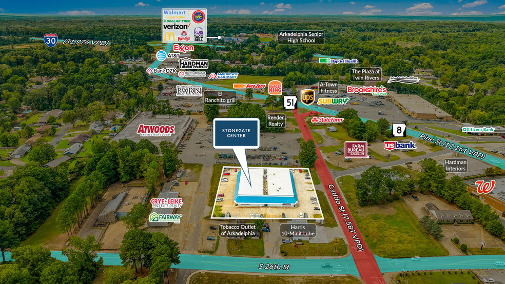 2607 Caddo St, Arkadelphia, AR à vendre - Photo de l’immeuble – Image 2 sur 5
