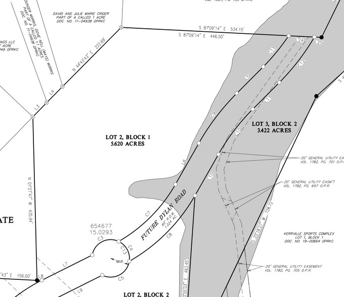 Holdsworth Rd, Kerrville, TX à vendre - Plan cadastral – Image 2 sur 3