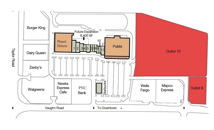 Vaughn Rd, Montgomery, AL à vendre - Plan de site – Image 3 sur 3