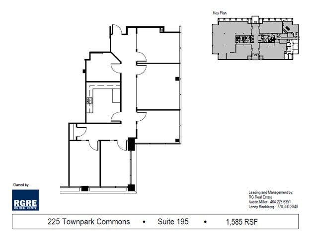 175 Townpark Dr NW, Kennesaw, GA à louer Plan d’étage– Image 1 sur 1