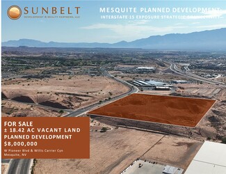 Plus de détails pour 1330 Pioneer Boulevard, Mesquite, NV - Terrain à vendre