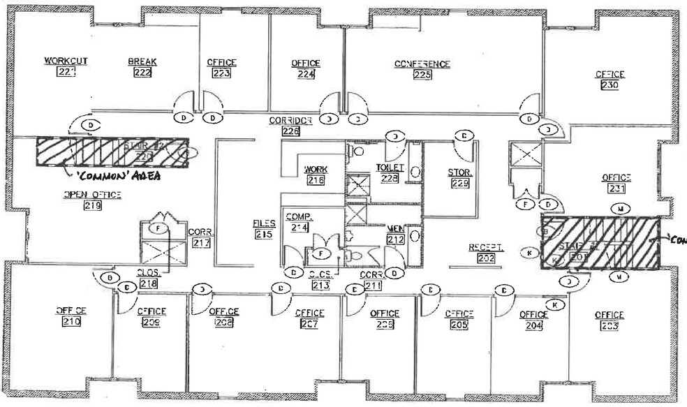 500 E Ohio St, Indianapolis, IN à louer - Plan d’étage – Image 3 sur 10