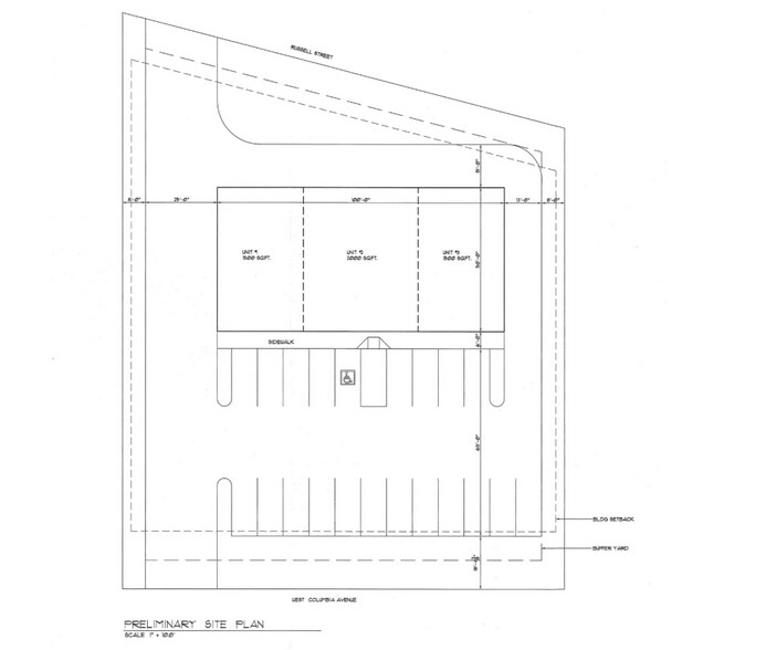 633 W Columbia Ave, Batesburg, SC à louer - Plan de site – Image 3 sur 3