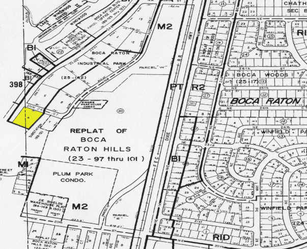 160 NW 24th St, Boca Raton, FL à louer - Plan cadastral – Image 3 sur 9