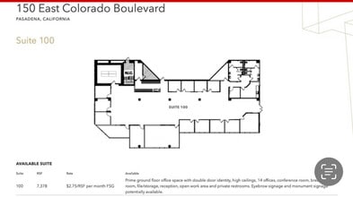 150 E Colorado Blvd, Pasadena, CA à louer Photo intérieure– Image 1 sur 1