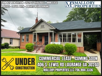 Plus de détails pour 406 S Lewis St, Lagrange, GA - Bureau à louer