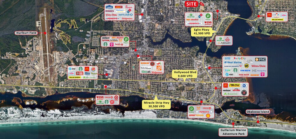 109 Racetrack Rd, Fort Walton Beach, FL à louer - Photo de la ville – Image 3 sur 4