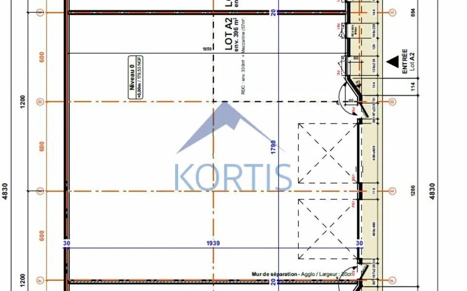 Rue Des Combes, Varennes-lès-Mâcon à vendre - Plan d’étage – Image 3 sur 4