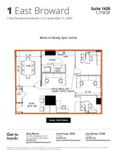 1 E Broward Blvd, Fort Lauderdale, FL à louer Plan d’étage– Image 1 sur 1