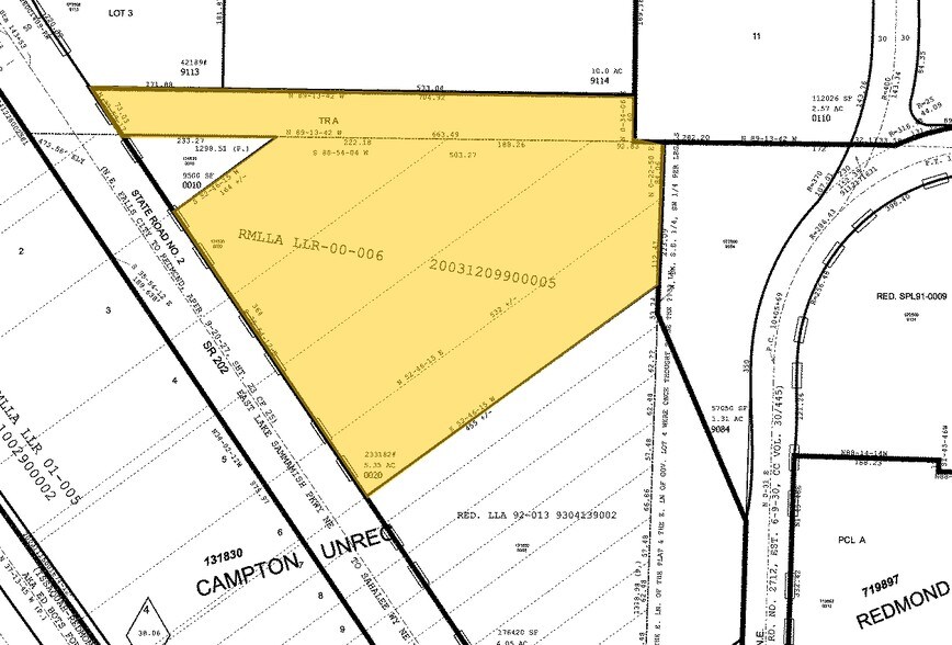 18300 Redmond Way, Redmond, WA à louer - Plan cadastral – Image 2 sur 23