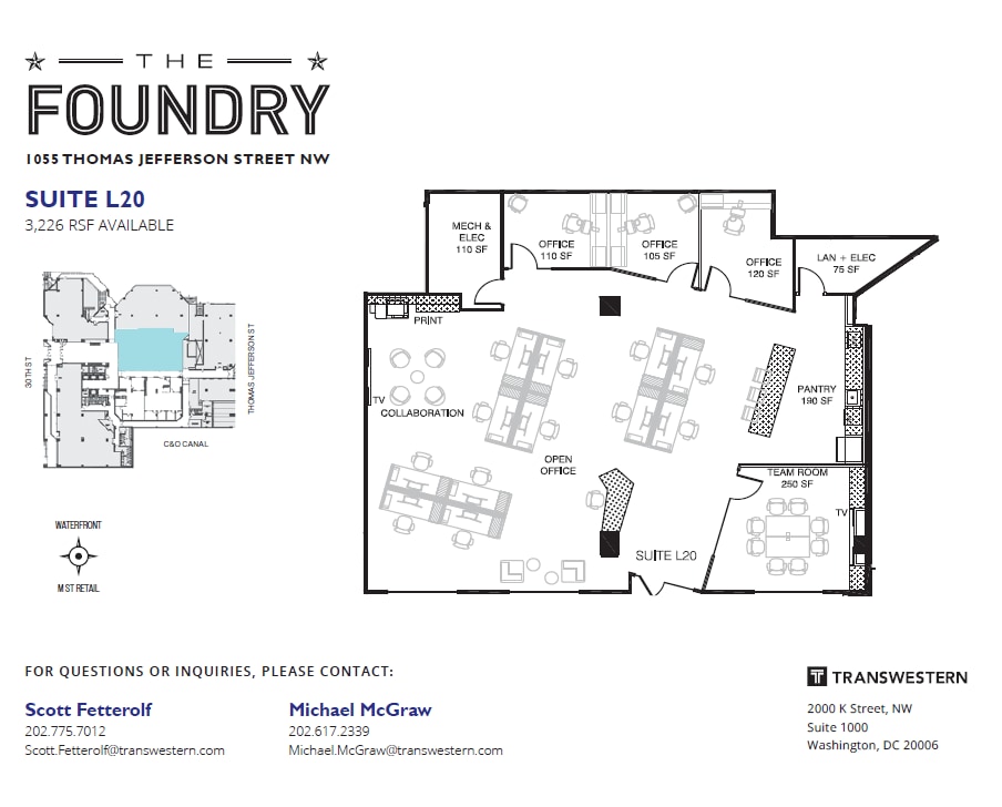 1055 Thomas Jefferson St NW, Washington, DC à louer Photo intérieure– Image 1 sur 5