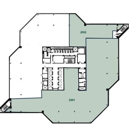 1001 Boul Robert-Bourassa, Montréal, QC à louer Plan d’étage– Image 1 sur 1