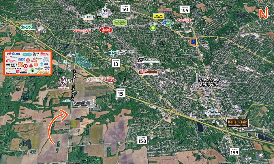 Frank Scott Parkway West, Belleville, IL à vendre - Photo de l’immeuble – Image 2 sur 5
