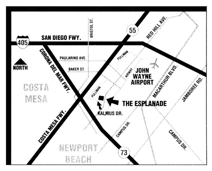 3001 Red Hill Ave, Costa Mesa, CA à louer - Plan de site – Image 3 sur 11