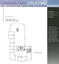 1440 Maria Ln, Walnut Creek, CA à louer Plan d’étage– Image 1 sur 1