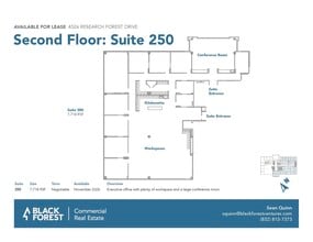 4526 Research Forest Dr, The Woodlands, TX à louer Plan d’étage– Image 1 sur 1