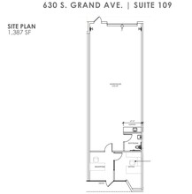 600 S Grand Ave, Santa Ana, CA à louer Plan d’étage– Image 1 sur 1