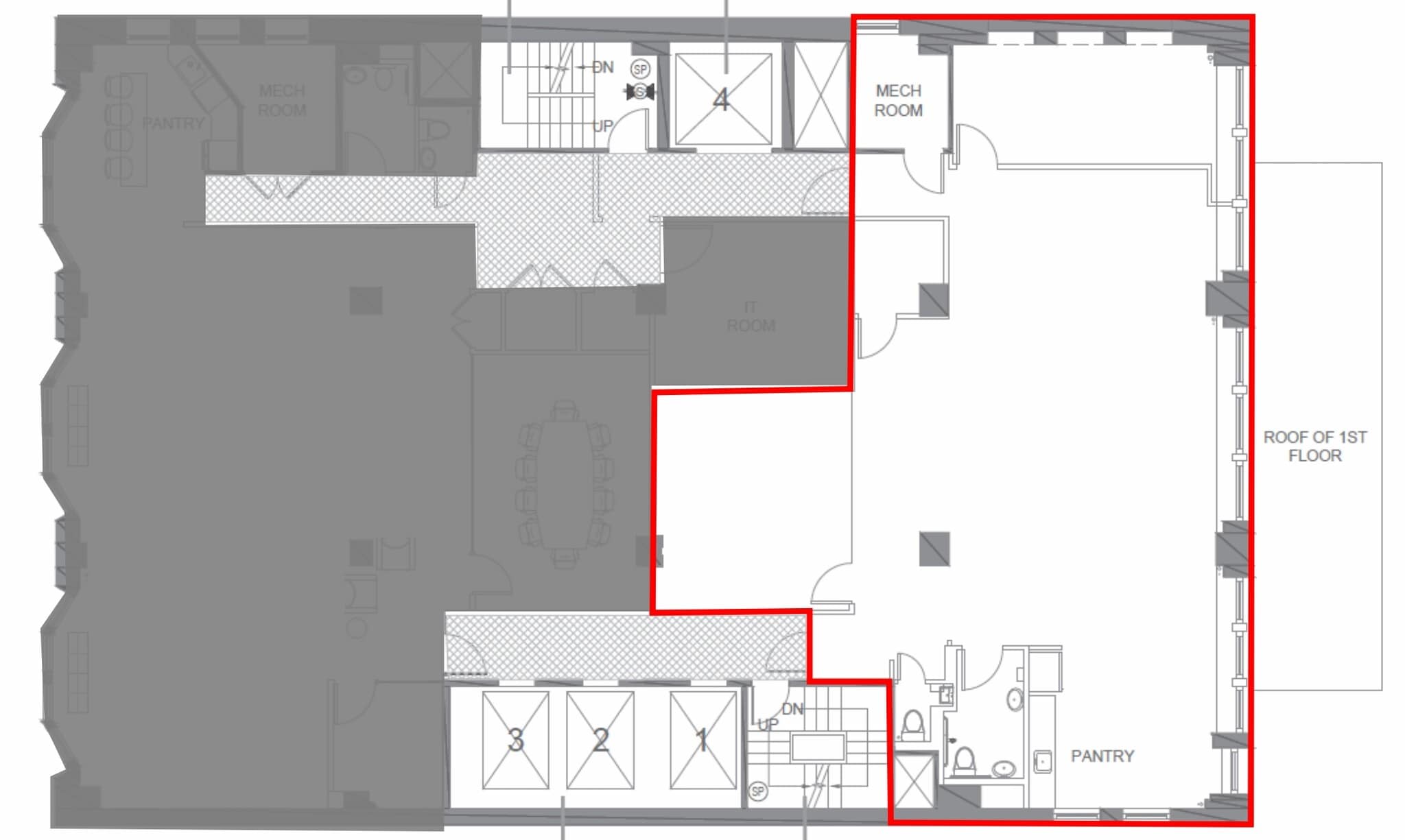 141 W 36th St, New York, NY à louer Plan d’étage– Image 1 sur 5
