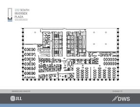 222 S Riverside Plz, Chicago, IL à louer Plan d’étage– Image 1 sur 5