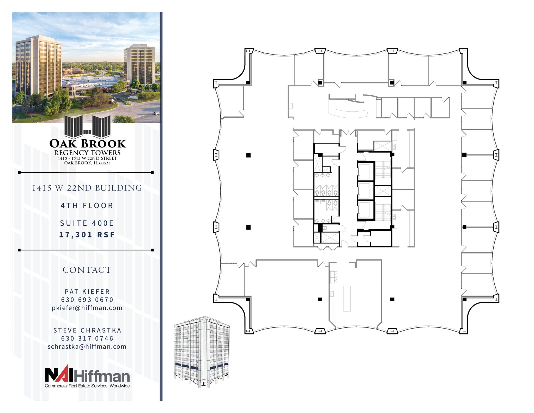 1415 W 22nd St, Oak Brook, IL à louer Plan d’étage– Image 1 sur 1