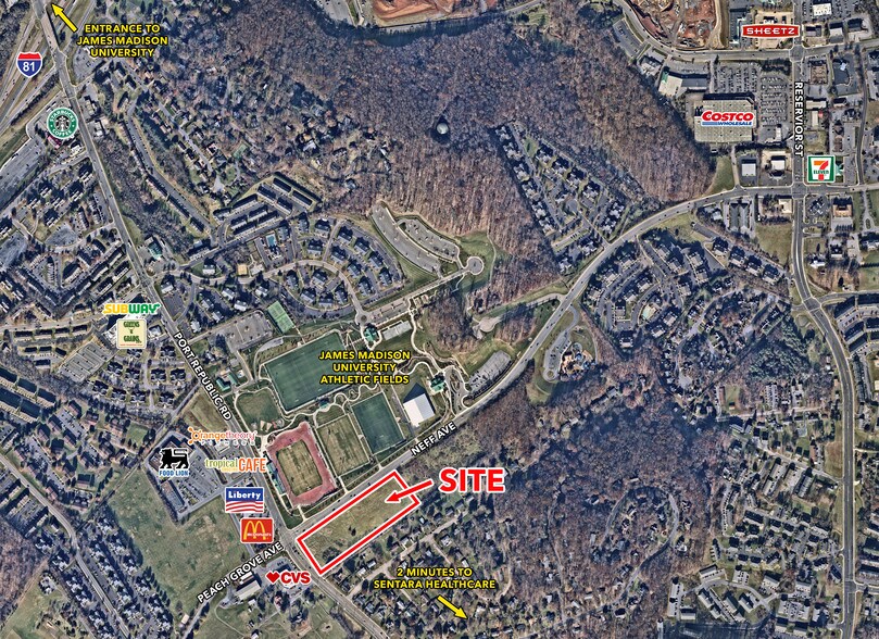 Port Republic Rd, Harrisonburg, VA à vendre - Aérien – Image 1 sur 2