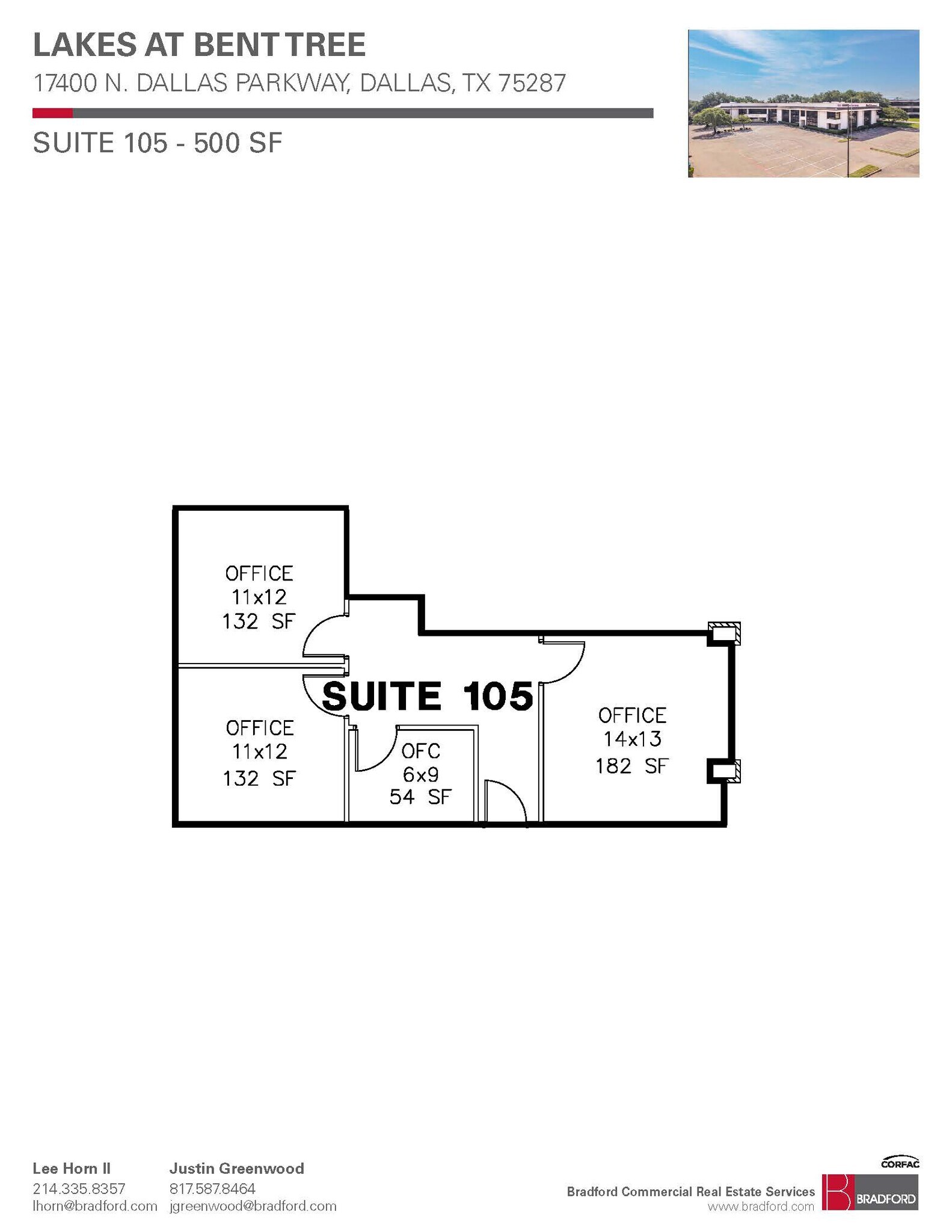 17400 N Dallas Pky, Dallas, TX à louer Plan d’étage– Image 1 sur 1