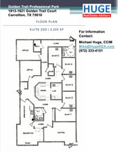 1813 Golden Trail Ct, Carrollton, TX à louer Plan d’étage– Image 1 sur 1