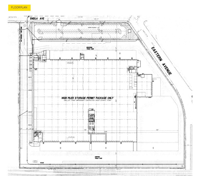 5500 Sheila St, Commerce, CA à louer Plan d’étage– Image 1 sur 1