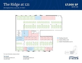 350 Highland Dr, Lewisville, TX à louer Plan d’étage– Image 2 sur 2