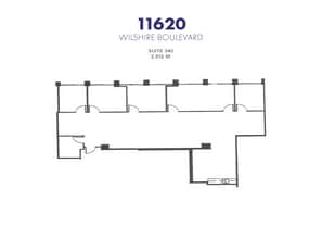 11620 Wilshire Blvd, Los Angeles, CA à louer Plan d’étage– Image 1 sur 1