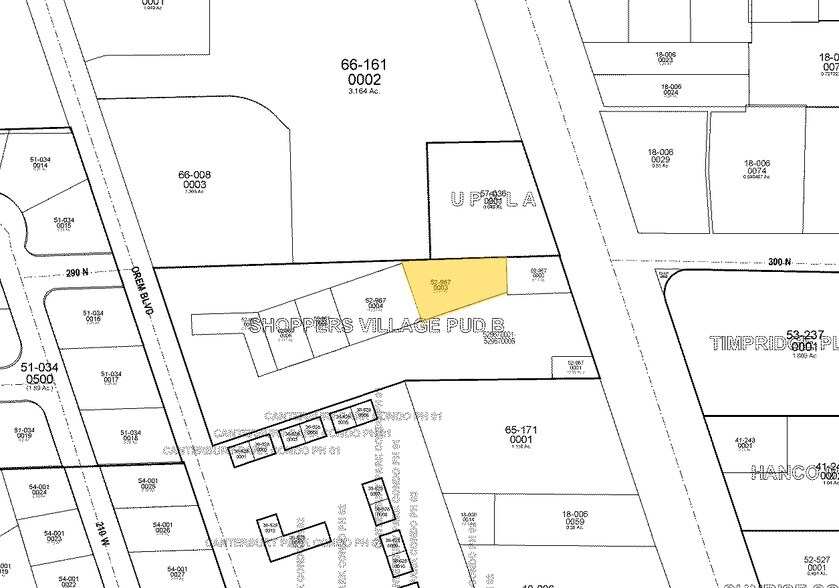 313 N State St, Orem, UT à vendre - Plan cadastral – Image 2 sur 12