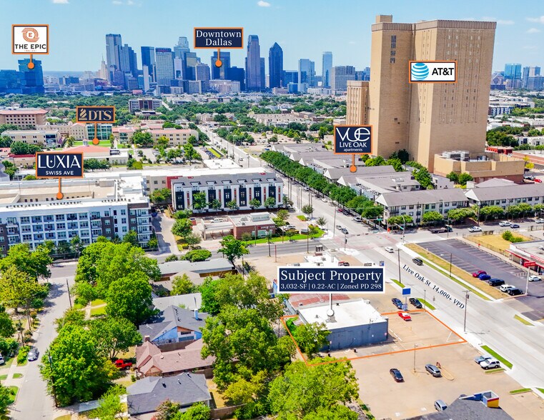4312 Live Oak St, Dallas, TX à vendre - Photo de l’immeuble – Image 2 sur 5