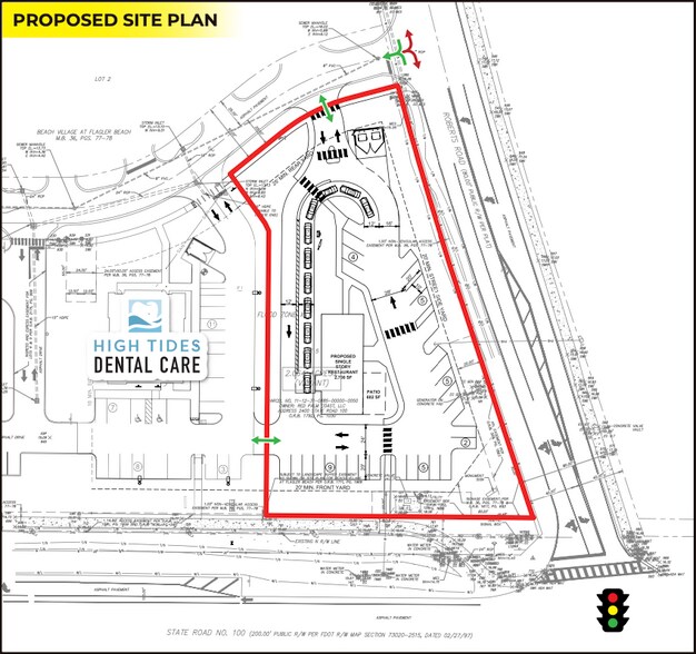 2400 Moody Blvd, Flagler Beach, FL à louer - Plan de site – Image 2 sur 2