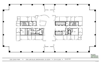 1277 Lenox Park Blvd, Atlanta, GA à louer Plan d’étage– Image 1 sur 1