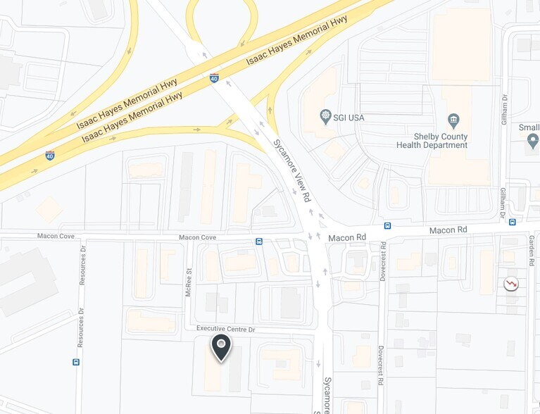 6057 Executive Center Dr, Memphis, TN à vendre - Plan cadastral – Image 3 sur 3