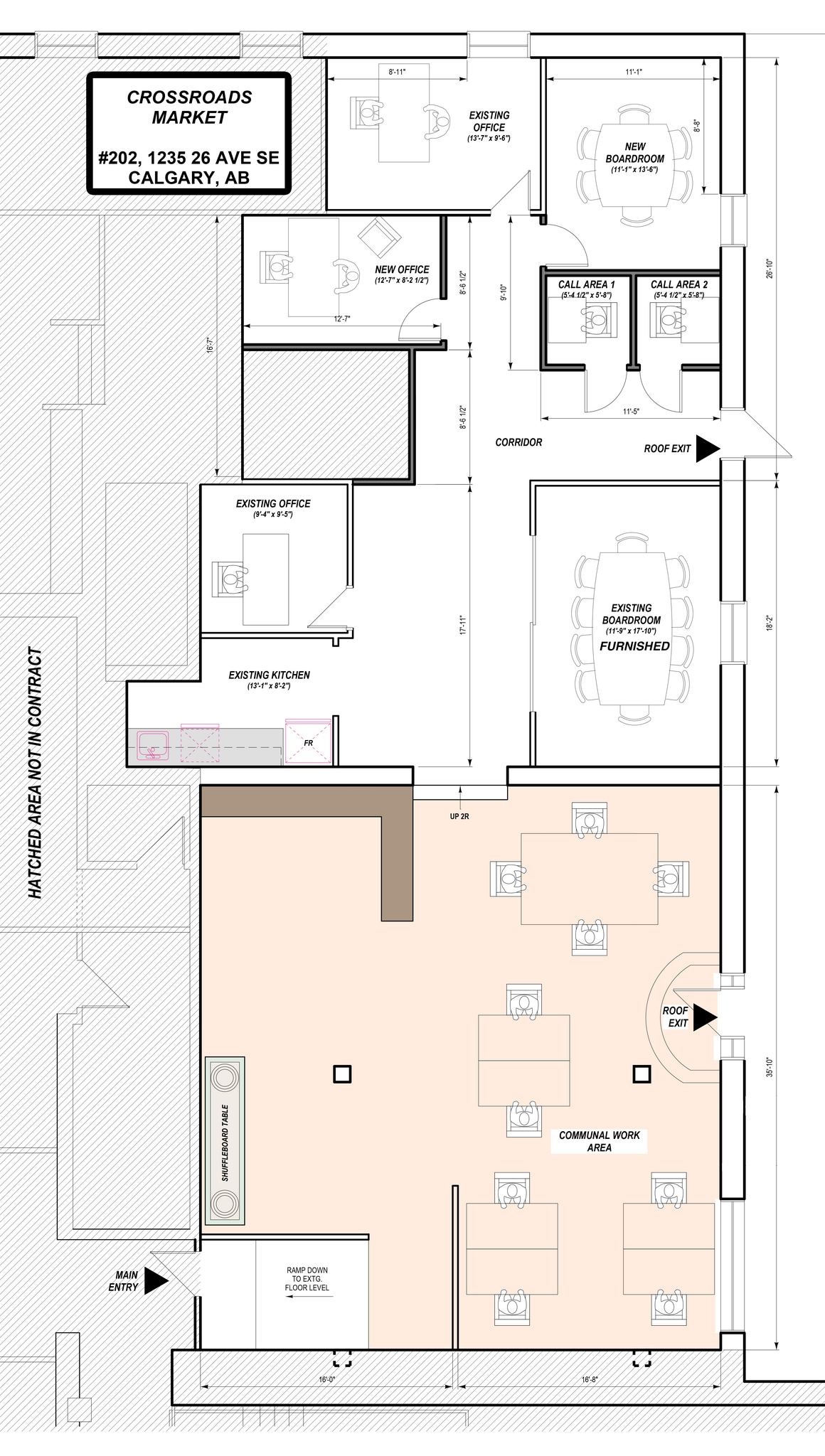 1235 26 Av SE, Calgary, AB à louer Plan d’étage– Image 1 sur 2