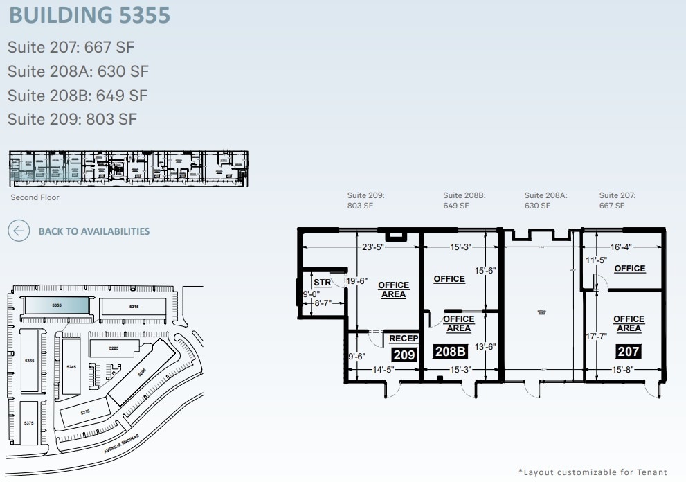 5205 Avenida Encinas, Carlsbad, CA à louer Plan d’étage– Image 1 sur 1