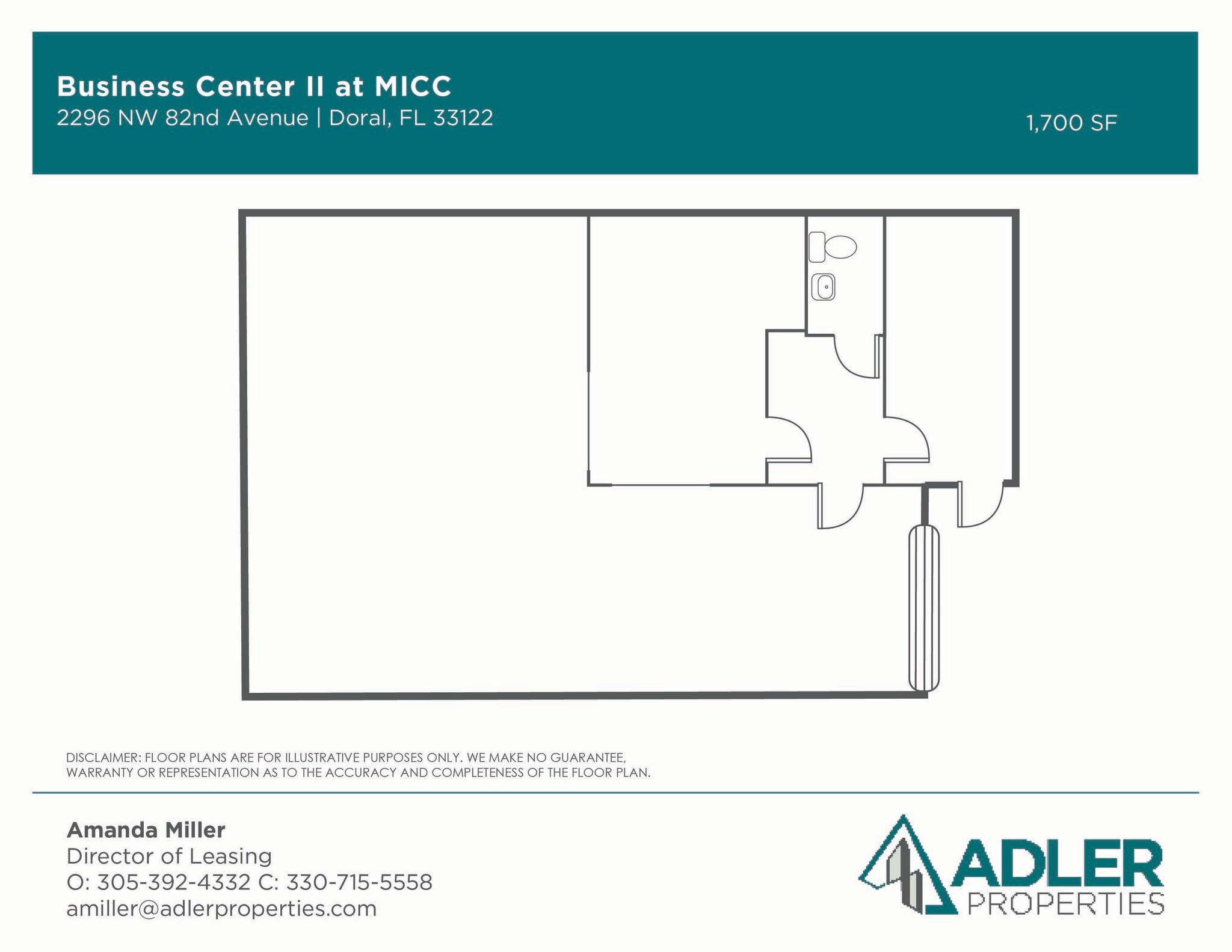 2156-2214 NW 82nd Ave, Miami, FL à louer Plan d’étage– Image 1 sur 1