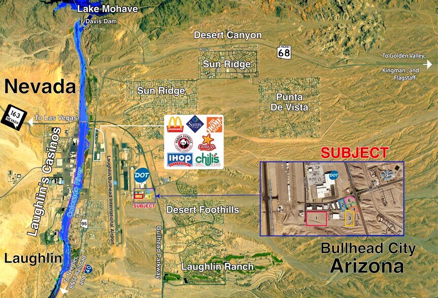 974 Enterprise Drive, Bullhead City, AZ à vendre - Aérien – Image 2 sur 2