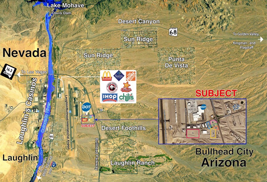974 Enterprise Drive, Bullhead City, AZ à vendre - Aérien – Image 2 sur 2