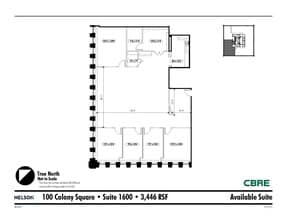 1175 Peachtree St NE, Atlanta, GA à louer Plan d’étage– Image 1 sur 1